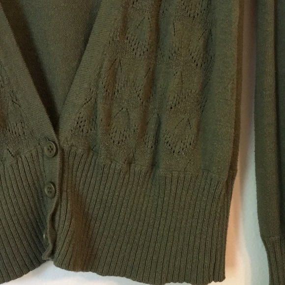 Green Cardigan - Picture 3 of 5